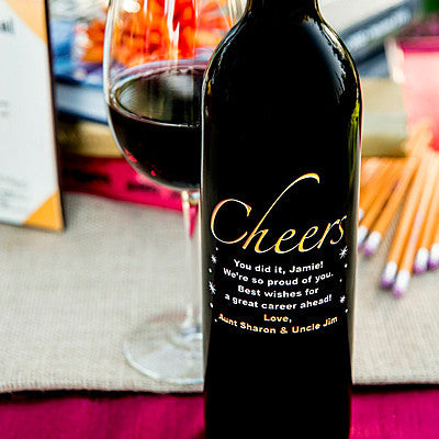 Cheers! Etched Wine